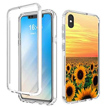 Imagem de Capa transparente máxima para iPhone XS, capa protetora Airwee de camada dupla transparente com policarbonato rígido + capa de para-choque TPU à prova de choque para Apple iPhone XS