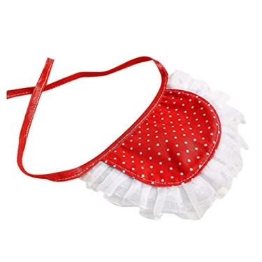 Imagem de Bandanas para cães Coleira para gatos Bandana para gatos com borda de renda Babadores para cães Fantasia para gatos Acessórios ajustáveis Respiráveis