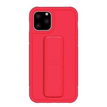 Imagem de Suporte suporte estojo para Samsung Galaxy S21 Ultra S20 FE S10 Plus Note 20 S 10 A42 A51 A71 Capa de pulseira de couro, vermelho, para Samsung M51