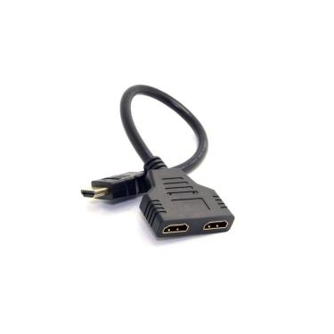 Imagem de Cabo Divisor Hdmi Splitter 1080P Duplicador De Imagem 1X2