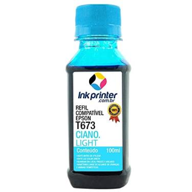 Imagem de Tinta para Epson L805 - Ciano Light - Compatível Ink Printer (t673-100ml)