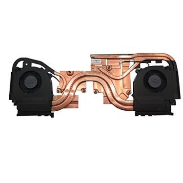 Imagem de Laptop CPU GPU FAN e dissipador de calor para CLEVO PB50 PB51 PB50EF PB50ER PB50RD PB50RF 6-31-PB502-FA2 DFS2001059P0T-FLDQ DFS2004059P0T-FLDJ Novo