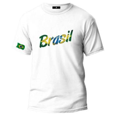 Imagem de Camiseta Do Brasil Novidade Masculino E Feminino Top - Vinis Store