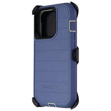 Imagem de OtterBox Capa e coldre da série Defender para Apple iPhone 13 Pro, plástico, compatível com carregamento sem fio - Azul forte