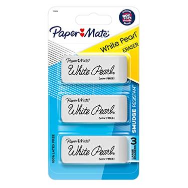Imagem de Paper Mate 70624 Borrachas de pérolas brancas, grande, 3 unidades