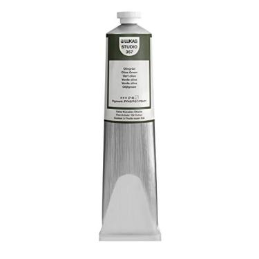 Imagem de Lukas Tintas a óleo Studio Artist – Tinta a óleo de alto pigmento feita com pasta natural para artistas, pintura, teoria da cor, presentes e muito mais! – [Verde oliva – 200 mL]