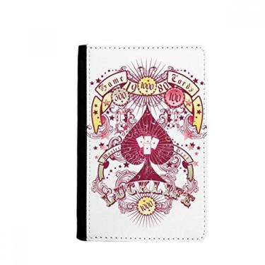 Imagem de Utensílios de jogos de cartas de baralho padrão porta-passaporte Notecase Burse capa carteira porta-cartão, Multicolor