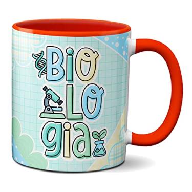 Imagem de Caneca Biólogo Profissional Biologia Profissão Presente (Vermelha)
