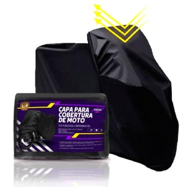 Imagem de Capa de Cobrir Moto Forrada Impermeável Térmica Anti Uv Tamanho G Etacart