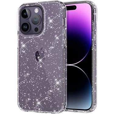Imagem de Capa Crystal Clear Bling Glitter para iPhone 14 13 11 Pro Max 12 Mini XS XR X 8 7 Plus SE 2022 14 Pro 13Pro IPone Women Girls Cover, para iPhone 7 8