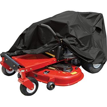 Imagem de Raider 02-7730 SX-Series Capa de armazenamento de trator de gramado de giro zero resistente a intempéries e UV, preta