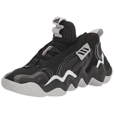 Imagem de adidas Tênis de basquete masculino Exhibit B, Núcleo preto/branco/cinza claro, 12.5