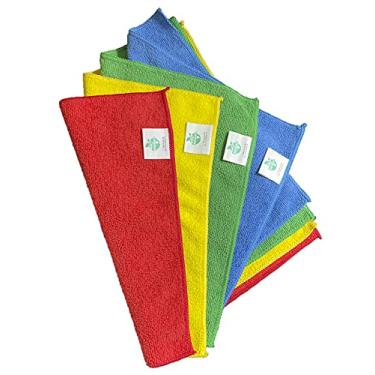 Imagem de Pano Premium Multiuso de Microfibra - 3 Peças - 30x30 - Limpeza Inteligente