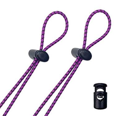 Imagem de Kit de alças de óculos de fluxo (pacote com 2) – tiras de cordão elástico de substituição para óculos de natação – multicolorido, Roxa