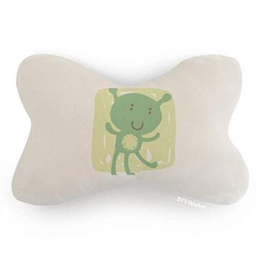 Imagem de DIYthinker Almofada para decoração de pescoço com grafite alienígena do universo e alienígena