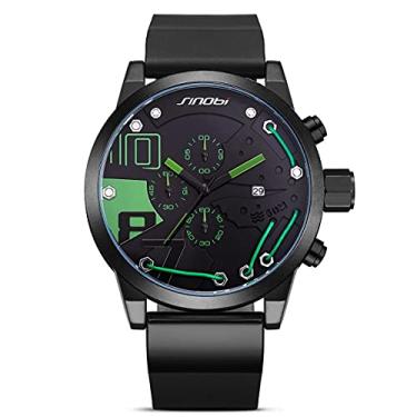 Imagem de Relógio de Pulso Masculino Sinobi Relógio com Cronógrafo À Prova D'agua (C1)