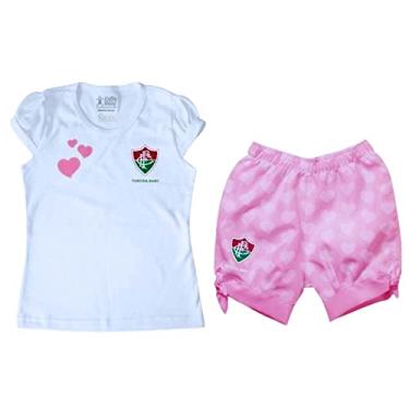 Imagem de Conjunto Infantil Fluminense Rosa Torcida Baby