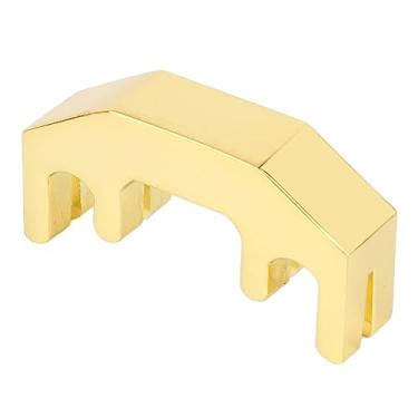 Imagem de Violino Mudo, Fácil de Instalar Silenciador de Violino Leve Redução de Som Acabamento Fino Metal para Presente (Ouro)