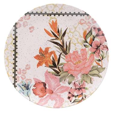 Imagem de Prato Raso 26 Cm Oxford Unni Buque Tropical
