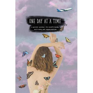 Imagem de Um dia de cada vez: um diário guiado para mindfulness, autocuidado e organização (em Pink GRUNGE)