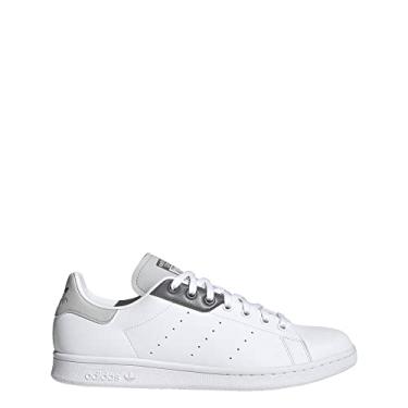 Imagem de adidas Originals Stan Smith Tênis masculino, Nuvem branco/cinza quatro/cinza dois, 6