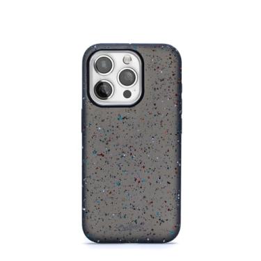 Imagem de Customic Capinha Case Capa para Celular iPhone 15 Pro Max (6.7”), Spot Silicone Reciclado Anti Impacto Proteção Militar 1.2 metros contra quedas, Preta