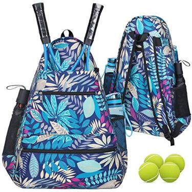 Imagem de Mochila de tênis ACOSEN – Bolsas de tênis grandes para mulheres e homens para segurar raquete de tênis, raquete de pickleball, raquete de badminton, raquete de squash, bolas e outros acessórios (verde