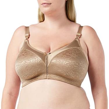 Imagem de Bali Sutiã feminino com suporte duplo e fecho de spa sem aro DF3372, Latte transparente, 36B