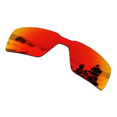 Imagem de SmartVLT Lentes de reposição masculinas vermelhas para óculos de sol Oakley Probation OO4041