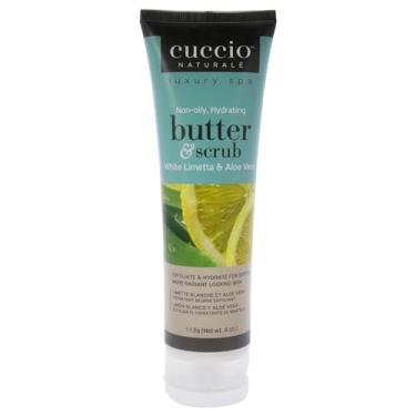 Imagem de Butter and Scrub - White Limetta and Aloe Vera by Cuccio for Unisex - 4 oz Scrub