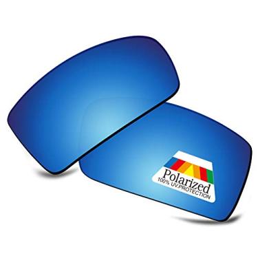 Imagem de Bwake Lentes de reposição para óculos de sol Oakley Gascan - Azul gelo polarizado