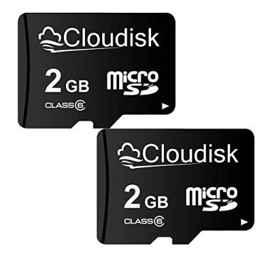 Imagem de Cloudisk Pacote de 2 Cartões de Memória Flash MicroSD C6 com Adaptador SD Cartão TF (2 GB)