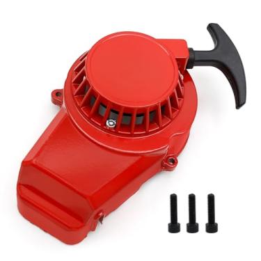 Imagem de Zreneyfex Acionador de partida de recuo de liga com volante para 2 tempos 47cc 49cc substituição para cooler de bolso para SSR SX50 Mini Dirt Bike Moto Quad ATV