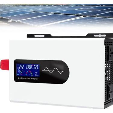 Imagem de Inversor de energia de onda senoidal pura 4500/5200/6600 / 10000W DC 12/24 / 48V a 110V / 220V com display LCD Inversores de energia para veículos, RV, caminhão, energia solar fora da rede,