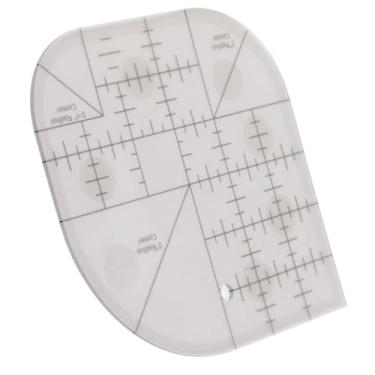 Imagem de Régua de ângulo curvo, régua de costura curva Réguas de costura e guias para tecido Régua curva para costura Modelo de corte de quilting criativo Acessórios de costura Ferramentas