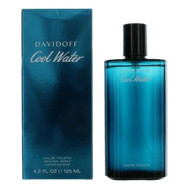 Imagem de Cool Water Por Davidoff, 4.2 Oz Eau De Toilette Spray Masculino