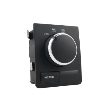 Imagem de Tivora Interruptor de Caixa de Transferência 4X4 4WD Preto Rotatório Manual Montagem em Painel Dodge Ram 2009-2012 04602973AC 4602973AA 4602973AB