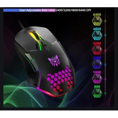 Imagem de Mouse Gaming Professional Onikuma Cw902 Rgb - IMP, Preto, 250g