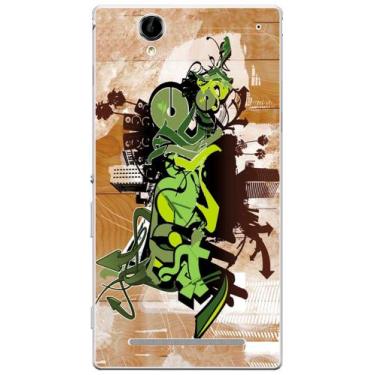 Imagem de Capa Adesivo Skin072 Verso Para Sony Xperia T2 D5322 - KawaSkin