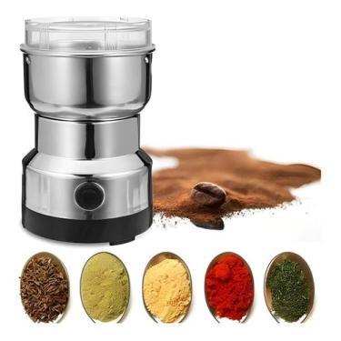 Imagem de Moedor Grãos Sementes Café Triturador Cortador Elétrico Inox - ZEM, 11