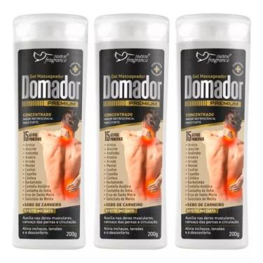 Imagem de Kit 3 Gel Sebo de Carneiro Gel Domador Massageador Combate Dor Muscula
