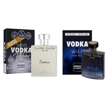 Imagem de Kit Paris Elysees Vodka Extreme e Vodka Wild Masculino 100ml