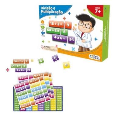 Imagem de Jogo Divisão Multiplicação Aprendendo Matematica Com Simbolo - Pais e 