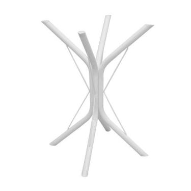 Imagem de Base De Mesa Sevilha - 75/80Cm - Branca - 11.201.01 - Açomix, Branco