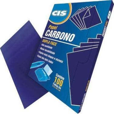 Imagem de Carbono Dupla Face Azul Cis  100 Folhas