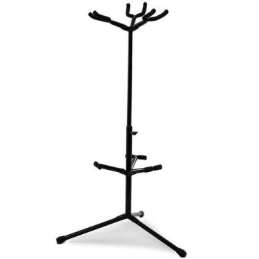 Imagem de Suporte Triplo para 3 Instr. Guitarra Violão Baixo c/ Regulagem de Alt
