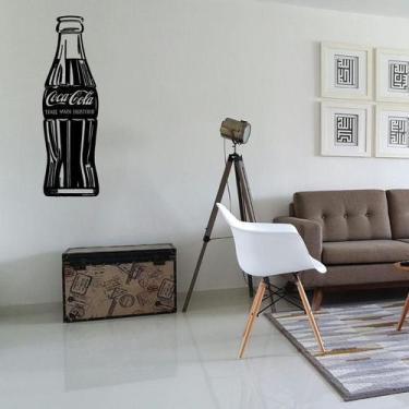 Imagem de Adesivo de Parede Garrafa Coca-Cola - Leguts Adesivos