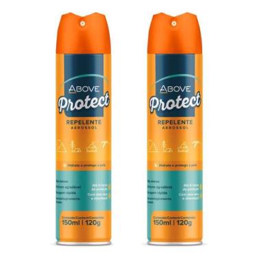 Imagem de Kit 2 Repelente Spray Protect Above Secagem Rápida 150Ml