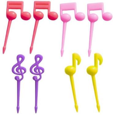 Imagem de Kit Infantil Mini Garfinhos Para Petiscos Frutas E Lancheira - Life To