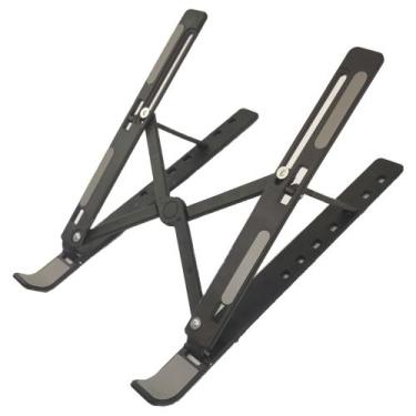Imagem de Suporte Apoio Base Notebook Portatil Dobravel Laptop Slim Ergonomico -
